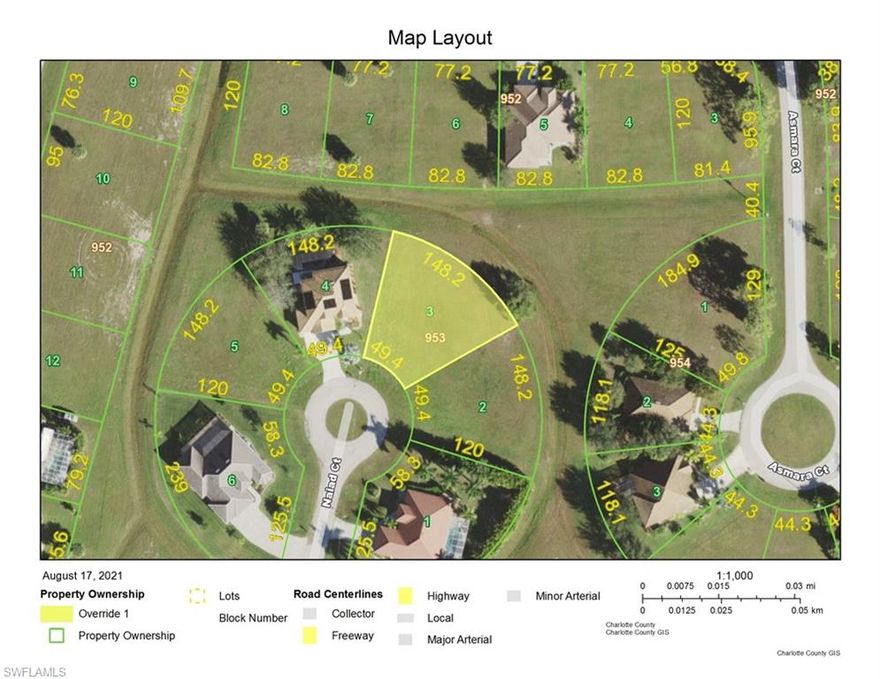 Opportunity Knocks to own this generous sized single-family residential lot on a quiet cul-de-sac and features an unobstructed green space view to the Northeast promising you glorious sunrise views from your future lanai. This lot is situated among beautiful homes and has a large green belt to the rear of the lot. Need more space?  The lot next to it is also currently for sale. Public water & sewer is in place within this community making this lot an exceptional value! Burnt Store Lakes is a beautiful deed-restricted community. As a Burnt Store Lakes resident, you can leisurely kayak or canoe on the lakes and enjoy the multitude of tropical birds and wildlife that share this naturalistic setting! Enjoy Burnt Store Lakes' amenities of park with playground or the new kayak/canoe launch which leads to Charlotte Harbor where you easily observe manatees, porpoises, sea turtles or enjoy fishing for redfish, snook, tarpon and sea trout to name just a few. Golf, Marina, Activity Center, Tennis, Fitness Center and Restaurants can be enjoyed at next door neighboring Burnt Store Marina, which is SW Florida's immediate harbor access, full service, deep water marina.