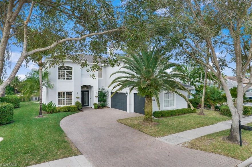 Welcome to 14821 Fripp Island Ct in Indigo Lakes, Naples, FL. This spacious and stunning home combines modern comfort with timeless beauty. Inside, enjoy luxury vinyl flooring throughout and a spacious dining room for entertaining. The large master suite on the second floor provides a private retreat with a beautiful second-floor balcony with a lake view which is perfect for morning coffee. . Outside, the in-ground heated pool with a waterfall creates an enchanting oasis. The 3-car garage features epoxy flooring. Indigo Lakes, located in North Naples, offers a clubhouse, community pool, exercise room, tennis court, basketball, plus bike and jog paths. Don't miss the chance to call this exquisite residence your own!