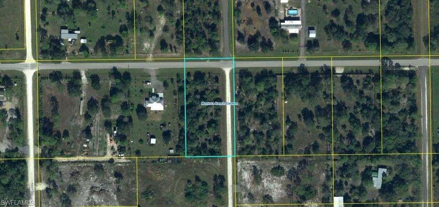 Check out this amazing 1.25 ACRE home site! Located on a corner, also on a paved road.  It's priced well below market value and situated in a fantastic area Montura Ranches of Clewiston. Bring your fur friends, plenty of room for them to roam. Lake Okeechobee fishing nearby and plenty of hunting areas. No HOA fees. Enjoy an easy commute to town, where you'll find all the amenities Clewiston has to offer, including shopping, schools, and places of worship. Don't miss the opportunity to build your dream home here!