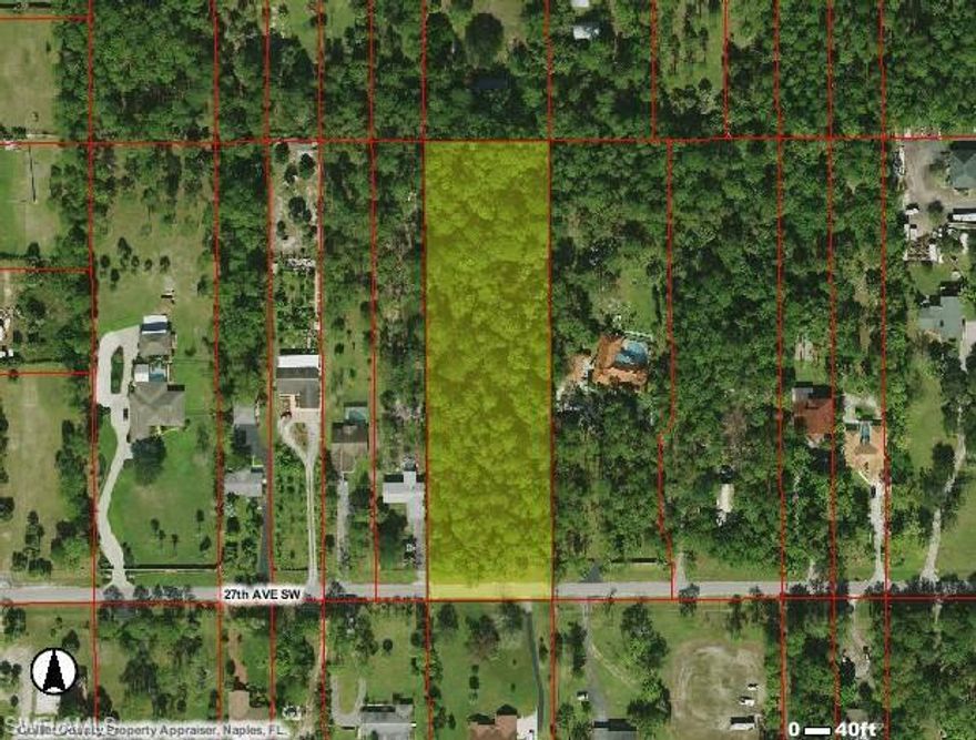 2.73 acre lot just East of Collier Blvd (951.)  Build your dream home, spec home or hold for investment.  180 X 660.  Seller has a letter from the DEP stating no ERP (Environmental Resource Permit) is required to build.  Zoning permits two horses per acre.