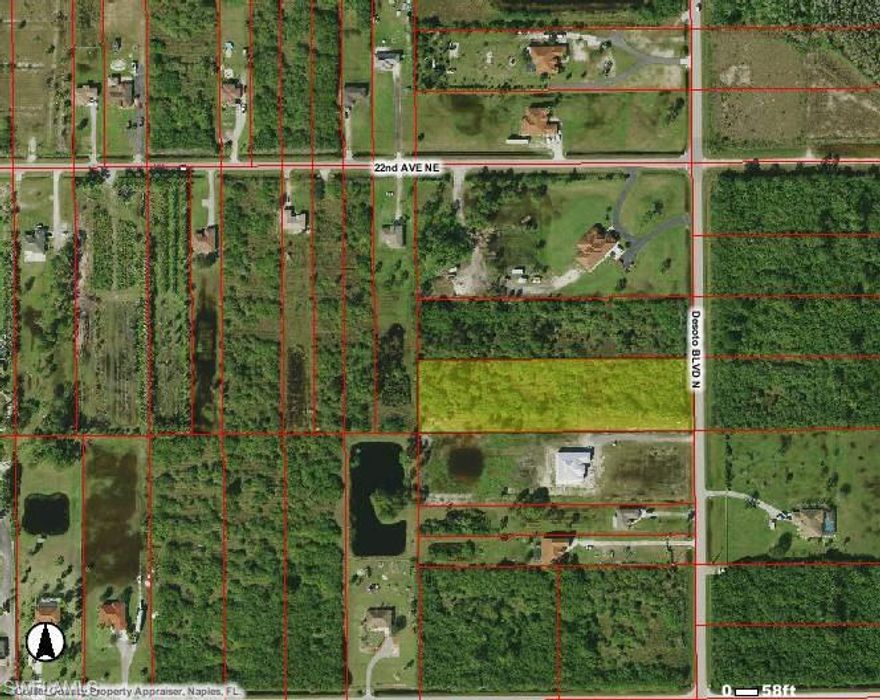 DEAL OF THE MONTH.   NEW LISTING, and lot is located in a very desirable section of Golden Gate Estates off of Desoto Blvd.   Priced well below adjacent comparable lots have sold for.    Build your dream home on this oversized residential lot featuring just under 3 acres of land, 175 FT wide, by 660 FT deep.  Tons of privacy, and lots of room for a guest home or ancillary structures on the land.   Horses okay.   Do not let this lot pass you buy so, purchase today while you can.