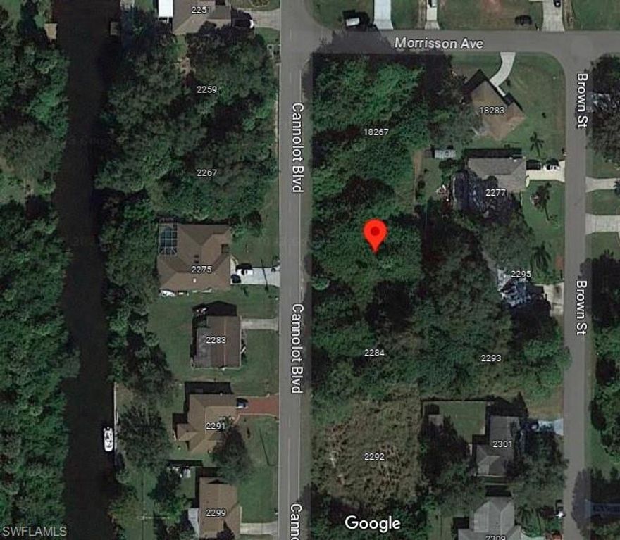 Build your home on this affordable dry lot in neighborhood with many high-end canal homes! X-Flood Zone!