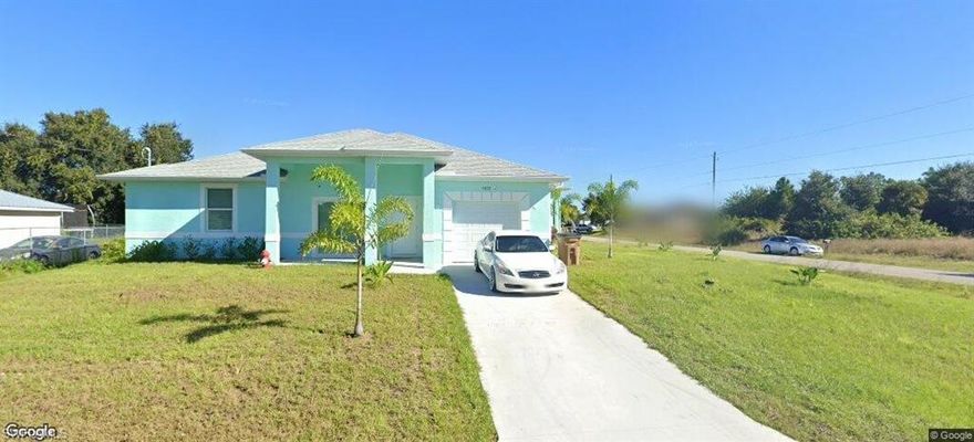 Welcome to a stunning two-bedroom, two-bathroom plus a den corner duplex located in the heart of Lehigh Acres, FL. This move-in ready corner duplex boasts a prime location with easy access to FT Myers and close proximity to SR 82. The apartment features all-tile floors throughout, adding a touch of elegance and ease of maintenance. The kitchen is a chef's dream with its granite counters. The primary bedroom is a spacious retreat, complete with a large tiled en-suite shower. The apartment also includes a one-car garage and washer and dryer hookups for your convenience. Enjoy the Florida weather on your open front porch. Pets are welcome in this friendly community. With fresh paint and a welcoming atmosphere this one is ready for you to make it your new home.