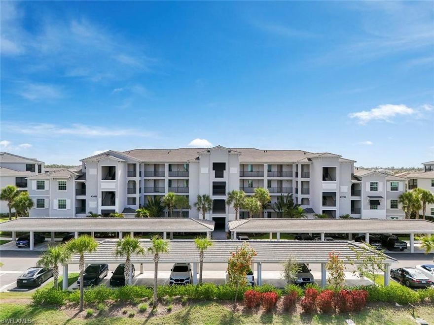 Welcome to Babcock National, one of Southwest Florida's most sought-after golf communities nestled within Babcock Ranch. This beautifully appointed 2-bedroom, 2-bath condo showcases a beautiful kitchen with a custom backsplash, quartz countertops, stainless steel appliances, and a breakfast bar, all within a bright, open-concept layout built for effortless living and entertaining.

Step onto your screened lanai and take in a rare sunrise double lake view overlooking holes 1 and 2 of the championship golf course, one of the most coveted perspectives in the community. The primary suite offers a walk-in closet and private en-suite bath, while the split-bedroom floor plan provides excellent guest privacy. A dedicated storage closet and covered carport complete the package.


Golf membership included. Residents enjoy resort-style pools, a fitness center, tennis, pickleball, and on-site dining. All of this is within Babcock Ranch - America's first solar-powered town - where fiber-connected infrastructure, scenic trails, top-rated schools, and a thriving community create a lifestyle found nowhere else in Southwest Florida.