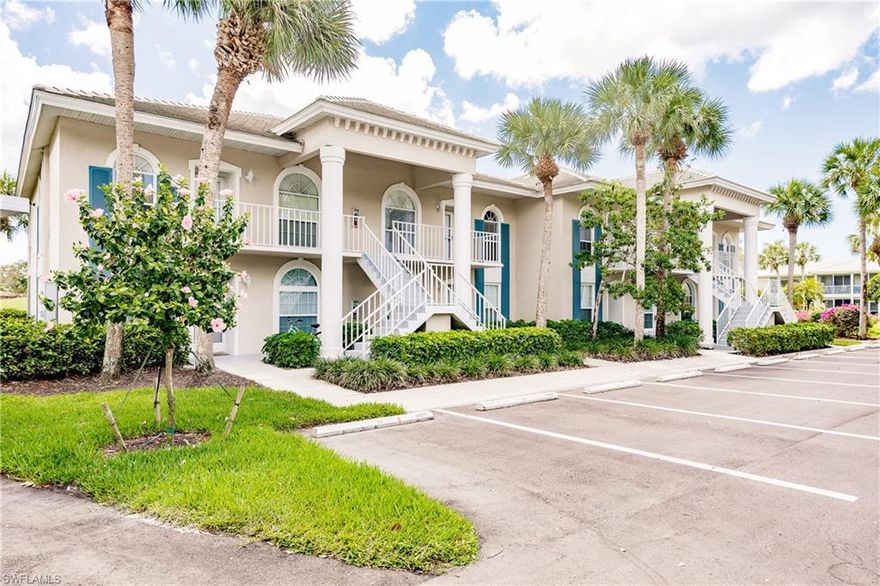 It sounds like a great opportunity to own a beautiful and well-maintained 2-bedroom, 2-bathroom condo with a stunning golf course view. The end unit is particularly bright with extra windows and an open floor plan, which should make the living space feel more expansive. The fact that it comes fully furnished makes it an even more attractive option for those who are looking for a move-in ready property.

The updated floors, bathrooms, and kitchen, as well as new appliances and a new washer, are all positive features that add to the appeal of this condo. Additionally, the French doors leading out from the master bedroom to the spacious lanai are a nice touch, and the electric shutters on the lanai add an extra layer of convenience and protection from the elements.

The southeastern view overlooking the golf course is likely to be a highlight for anyone who loves to spend time outdoors, particularly in the morning with a cup of coffee. The location in Lely Resort is also a bonus, with easy access to shopping, restaurants, and the beach. And for those who enjoy golf and other recreational activities, the option of joining the Player's Club is an added perk.

Overall, this is a great opportunity to own a beautiful condo in an award-winning community.