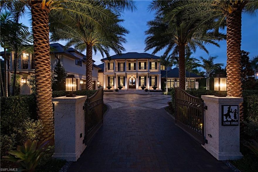 Best value in Port Royal...Incomparable Port Royal Estate home with wide water views of Buccaneers Bay. Walls of glass disappear offering seamless indoor and outdoor living areas. This estate comes fully furnished, and designed by Godfrey Design Consultants. Bronzed sculptures of fire and water by a world-renown artist flow into the gorgeous infinity pool. Murano glass and commissioned artwork specifically designed for this home. These are just a few of the fine points that compliment this stunning property. Spacious outdoor kitchen and lanai with keystone fireplace and outdoor bar. Master bedroom with his and her baths, stunning hand carved marble tub, and private dressing rooms. There are five additional impressive guest suites. Gated entry with 5 car garage. The magnificent gardens and landscaping that surround this property are beyond compare.