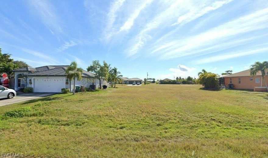Great NW Cape Coral Lot in the popular West of Burnt Store area. This Cleared lot is across from a canal intersection, near many nice homes. The location of this property is close to shopping and entertainment, with easy access to surrounding areas like Fort Myers and Charlotte County. Ideally located in a quiet neighborhood of newer, upscale homes near waterfront. Quick access to shopping, restaurants, golf courses, and all the amenities of the Pine Island corridor. Build now or hold for future appreciation. No assessments due at this time. This lot is in Utility Assessment area North 3 -- Start date TBD.