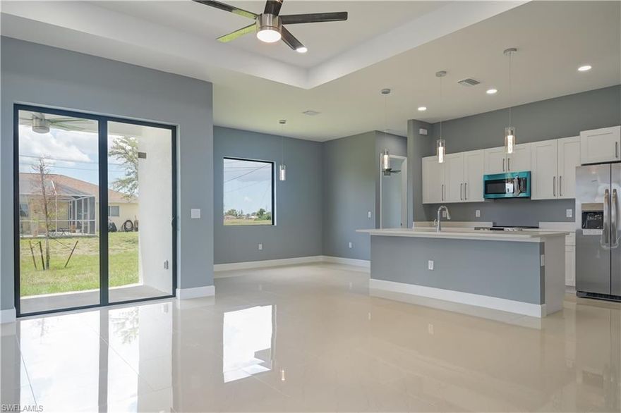 Brand New Home, Are you a first time home buyer? Builder is giving $10,000 and preferred lender $3000 towards closing costs if Buyer qualifies & no PMI! Just bring your toothbrush and your suitcase, because this ultimate beauty will take your breath away. From Vaulted 13ft ceilings, Impact windows, covered terrace/Lanai... You need to come by and see it for yourself. This is the perfect house and location to raise a family, and live in a house with all the high end finishes. Water softner system "Aliador". Seamless floors and Paint... Come see it for yourself, this home was built and priced to sell.