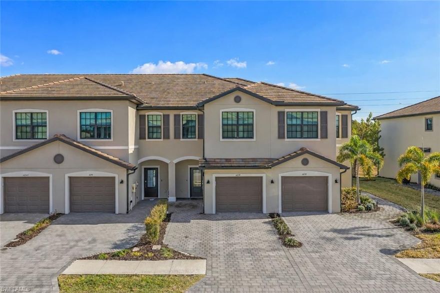 If you’re looking for big living and low maintenance – this townhome is for you!  Super spacious and all the benefits of a vacation resort wrapped into the convenience of a home that feels like a single family, while the building and exterior are managed by an association!  Huge perks in Timber Creek Townhomes specifically with multiple guest parking lots, and extended driveways that can fit 2 cars along with a 3rd in the garage!  Exterior lanai includes storage closet, and this particular townhome offers Hurricane Impact Glass!  At the Clubhouse, it's a vacation every day, where a lifestyle director brings the restaurant bar & grill and resort pools to life with calendarized social events and tons of fun activities! Other amenities include 2 separate gyms, saunas & locker rooms, full court indoor basketball/volleyball court, arcade, social hall, 4 pickleball courts, tennis courts, playground, putting green, event lawn, splash pad, 2 bocce courts, sand volleyball court, a firepit and more! Quick access to I75, airport, Jet Blue Park, and all the daily stops along the Daniels and Colonial Corridors!