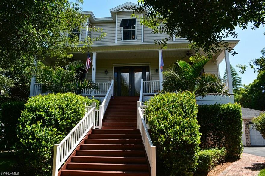 This 5 Bed, 4.5 Bath FAMILY HOME is the best kept secret is where pleasing curb appeal, privacy and luxurious amenities are married in perfect union! Sprawling double level front staircase and open deck overlooks lush landscaping of live oaks, palms, and mature bushes integrated with landscape lighting. The ambiance of this supremely crafted home hosts a formal dining room, or linger into the library with Birch wood built-ins. Celebrate culinary skills in the gourmet kitchen with granite counter tops and stainless steel appliances. Living Room offers designated media area with fireplace. Master bedroom suite is situated on main level with an open loggia overlooking pool. Upper level comprises of three children's bedrooms admired for their simple and stylish design. Lower Level; 5th bedroom, media, wine, billiard-game, exercise and office. Few homes can naturally compliment such monumental surroundings. Arguably the best in this esteemed community. Minutes from Sanibel Causeway!