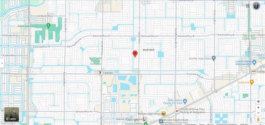 Fantastic lot in a fantastic location just 5 minutes to central Cape Coral! This lot is located on a quiet street with lots of new homes being built in the area and is the perfect location for your dream home! Lot is cleared and ready to build!  No Eagle, turtle or owl issues here so bring your shovel now!