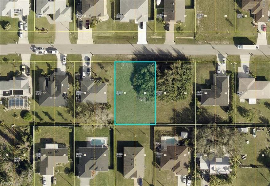 Package of two lots available in Cape Coral.  City water and sewer in and assessment balances to remain