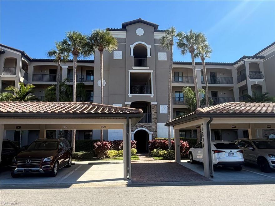 ***TPC BUNDLED GOLF INCLUDED***
Welcome to this beautifully maintained top-floor, 4th-floor condo in the highly sought-after Treviso Bay Golf & Country Club. This 2-bedroom, 2-bath residence offers 1,232 square feet of air-conditioned living space with a bright east-facing exposure that fills the home with morning sunlight.
Freshly painted and gently used, the condo features tile flooring in the main living areas and carpeted bedrooms, creating a light, coastal feel throughout. Enjoy peaceful outdoor living from the screened lanai, perfect for relaxing or entertaining. The unit is move-in ready and offered furnished for added convenience, including a recently purchased new couch.
Ideally located across from one of the community’s six pools and just a short walk to the Country Club, this condo is perfect for full-time living, seasonal enjoyment, or investment.
Treviso Bay is a gated, amenity-rich community offering bundled TPC golf, 6 pools, clubhouse, fitness center, tennis, pickleball, basketball, bocce, massages, manicure, pedicure, and beauty salon on-site dining, and more. Just 4.5 miles from downtown Naples and 5 miles from the Gulf beaches, shopping, and dining, this property also presents a great rental opportunity when not in use.