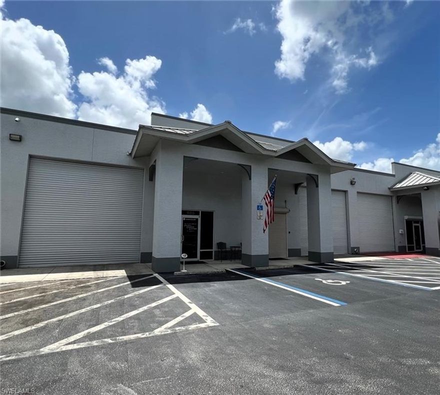 Flex Space available for lease in the Tollhouse Industrial suites located at 3945 Tollhouse DR Naples FL 34119. Each unit is 1,500 square feet with air conditioning, one ADA bathroom, one 14' roll up door and much more. Available for lease beginning 1/1/2024, minimum three-year lease required.