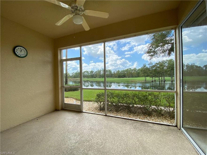 SELLER FINANCING AVAILABLE 20% Down, 4.5% interest only loan for 3 years. Welcome to Terrace II at Cedar Hammock with winding roads and lush landscaping. This rarely available 1st floor condo with lake and golf course views is nestled in a Par 72 Championship bundled golf course community offering a county club lifestyle with 4 heated pools, full service pool side bar, restaurant, 4 Har-Tru tennis courts with active tennis program, exercise room with fitness class’s, as well as plenty of social events including but not limited to Bridge, Euchre or join the book club. Condo features tile though out living area, eat in kitchen as well living-dining area over looking the amazing golf and water views. Master bathroom offers dual sinks and a walk in shower.