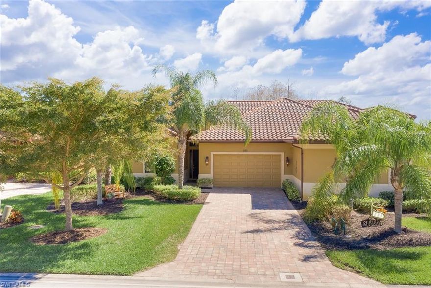 Beautiful Coronado Model Villa. Fantastic Floor Plan.  All one level no stairs! Available for quick close.  Gorgeous Tropical location enjoy a cup of coffee or a glass of wine watching wildlife out your lanai.  PASEO VOTED COMMUNITY OF THE YEAR 9 YEARS IN A ROW!! Come relax by the RESORT STYLE POOL or enjoy a beverage at the TIKI BAR. Watch a game at the PUB or enjoy brunch at the BISTRO. Grab a friend and watch a movie in the cinema or work out in the FULLY EQUIPPED GYM. Enjoy a game of doubles on the 6 har tru TENNIS COURTS or join in the fun at the PICKLEBALL COURTS!! Come enjoy the PASEO LIFESTYLE.