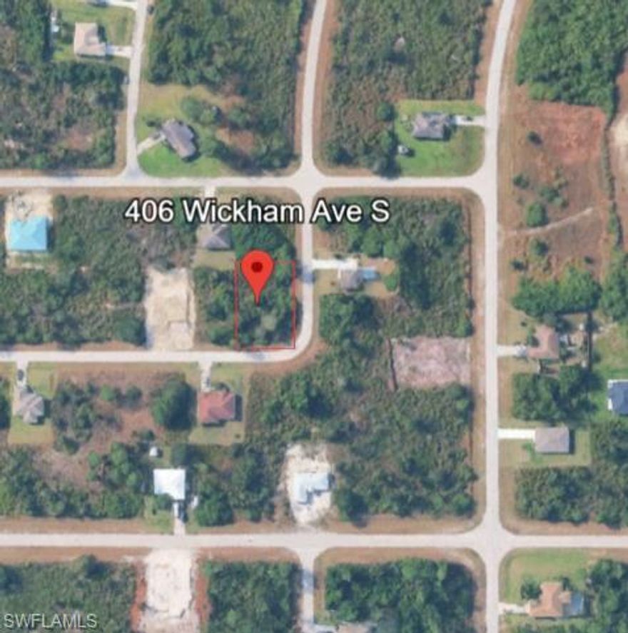 Vacant residential lot located in Lehigh Acres. Great opportunity for new construction or investment. Buyers to verify zoning, utilities, flood zone, and building requirements. Information deemed reliable but not guaranteed.