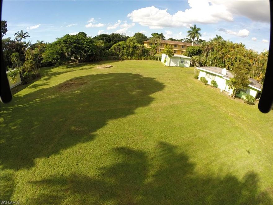 Nice large Residential Lot with close proximity (1.5miles) to the Beautiful Naples Beaches and in the Heart of Naples. All the best public schools are located in this highly sought after area. Build your beautiful home right in town! Also can purchase the small home next door separately which would give you and opportunity to have a detached guest home. These properties are zoned Single Family and RS 6