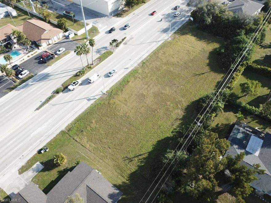 Discover your own slice of paradise in Cape Coral, one of Florida's rapidly burgeoning cities! This 0.23-acre blank canvas eagerly awaits your creative touch to build your dream home with sought-after Southern exposure. Seeking additional room for your ideal home? The neighboring lot is also on the market, offering you a combined total of 0.46 acres! Conveniently located just off Cape Coral Parkway West, you'll have quick access to beaches, shopping, and dining, all just minutes away. But that's not all! The Cape Coral bridge is right nearby, offering easy access to the numerous attractions of Fort Myers. Located in an area zoned for multi-family residences, this presents an enticing opportunity for investors. You can construct condominiums, townhouses, or any other development that aligns with your needs. What sets this location apart is the lack of HOA/CDD fees or rental restrictions, giving you the freedom to create your perfect sanctuary, whether it's for seasonal escapes or a permanent residence. Don't miss out on this exceptional opportunity – turn your dreams into reality today!