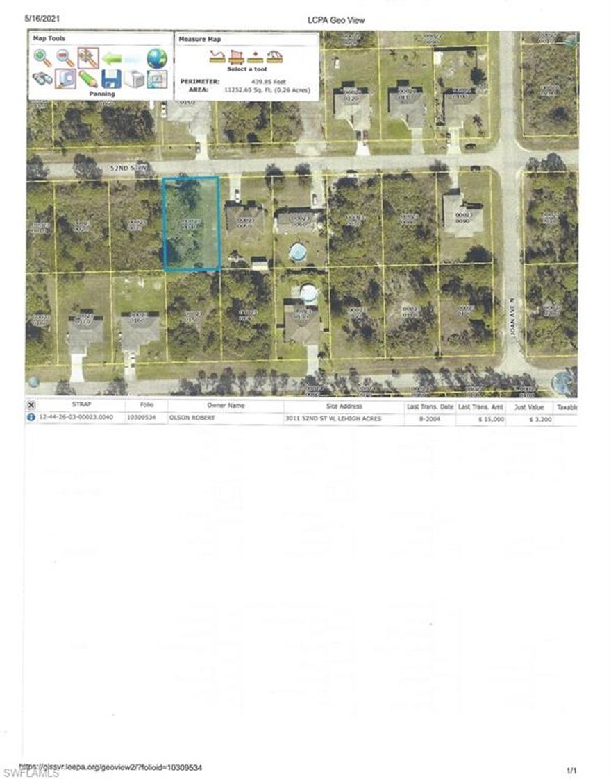 Great residential lot in a growing area of new homes.  The lot is in a Scrub Jay zone and is priced accordingly.