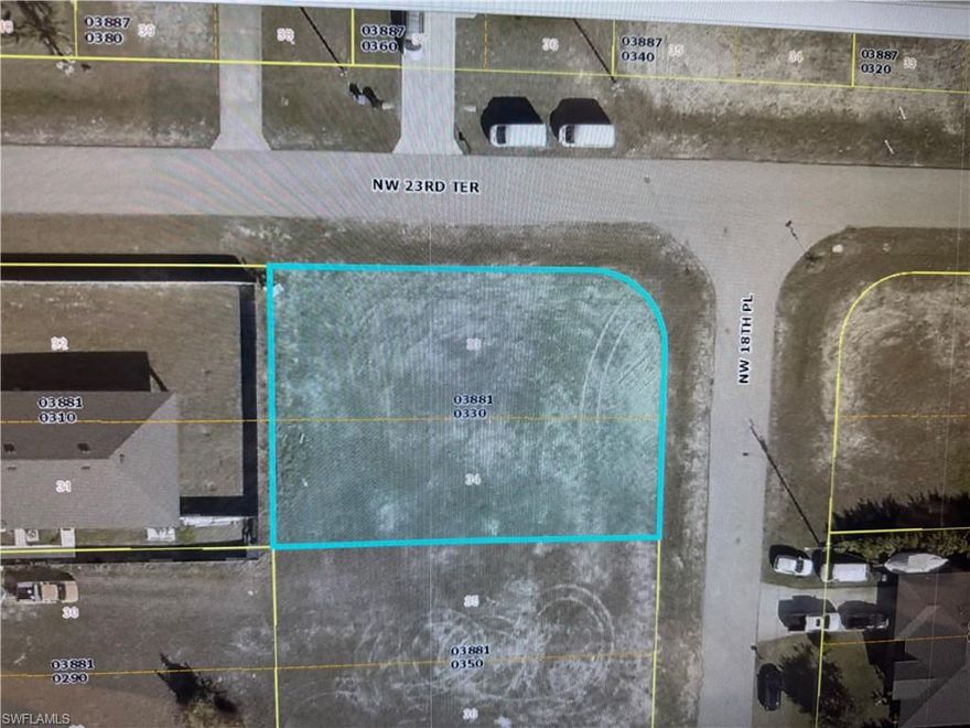 This exceptional vacant lot at 2310 NW 18th Place is your golden opportunity to build the dream home you’ve always envisioned—ideally located in a peaceful Cape Coral neighborhood with quick access to major highways, top-rated schools, shopping, dining, and parks. Just a skip and a jump from the stunning sands of Fort Myers Beach and the enchanting Sanibel and Captiva islands, you’ll enjoy the best of Southwest Florida living with boating, fishing, and island-hopping adventures at your fingertips. Whether you’re building for yourself or investing in the future, this spacious lot offers room for your ideal layout, pool, and outdoor living space—don’t let this slice of paradise slip away!