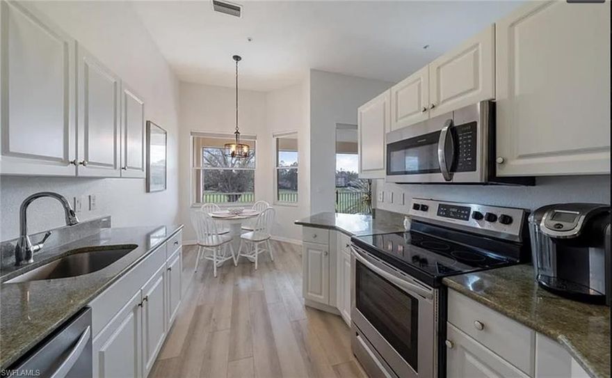 Available for seasonal ($3,950) or for and annual lease ($3,350).  Available as of January 16th, 2026.
Lovely 4 Bedroom, 2 Bathroom, 1 Car Garage second floor condo with gorgeous Golf Course Views. 
Located in desirable North Naples The Vineyards development Lalique. Beautifully furnished and steps away from Community Pool. Bright and Spacious, with volume ceilings. Luxury vinyl floor and kitchen appliances. Walking distance to Physician Regional Hospital, Publix, Crunch Fitness, Restaurants and Vineyards/Collier Community Park and Recreation Center with Basketball and Tennis courts, soccer and baseball fields and Splash Park for the kids. Or you can join the extravagantly renovated Vineyards Country Club with 36 holes of Championship Golf, Tennis, Pickleball, Bocce and an activities program and award-winning Wellness Center and Spa. Come enjoy the Vineyards Lifestyle and play closer to home.