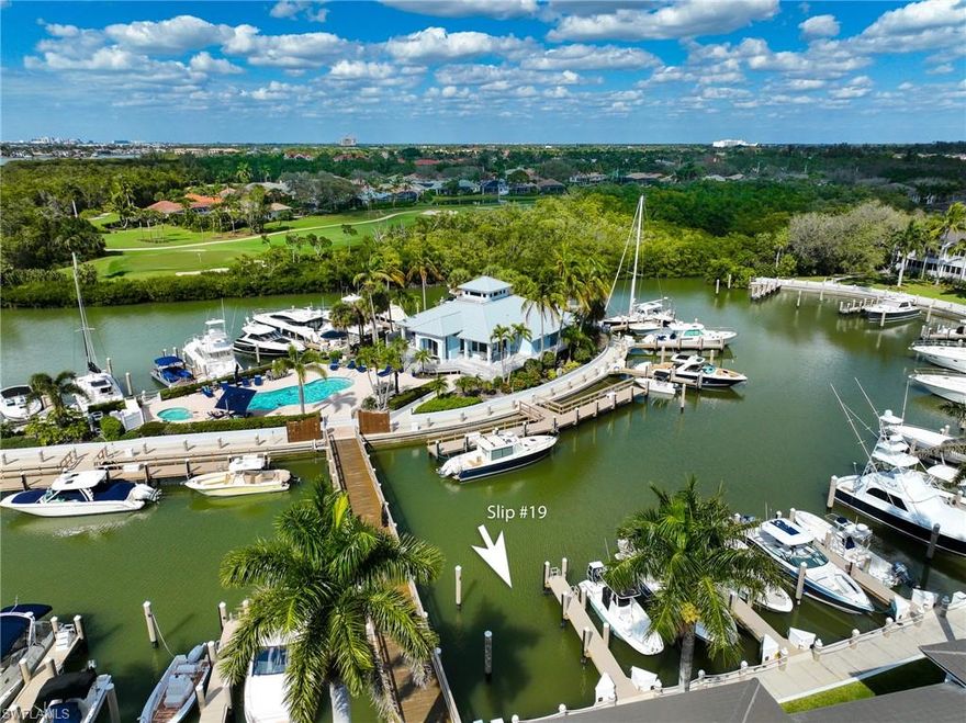 Very rare leasing opportunity on slip #19, that can accommodate a boat up to 40ft, available immediately for annual lease. Southpointe Yacht Club at Windstar Marina is a boaters dream location with quick , direct Gulf Access, no bridges, and deep water. 50 & 30 amp shore power is available at the slip, fresh water, restrooms, pump-outs, ice and a Full Time Harbor Master on site. Convenient parking for easy loading and unloading is right next to the slips with carts to haul your gear for the day. The entire Marina was reconstructed after hurricane Ian with composite decks and new pilings.