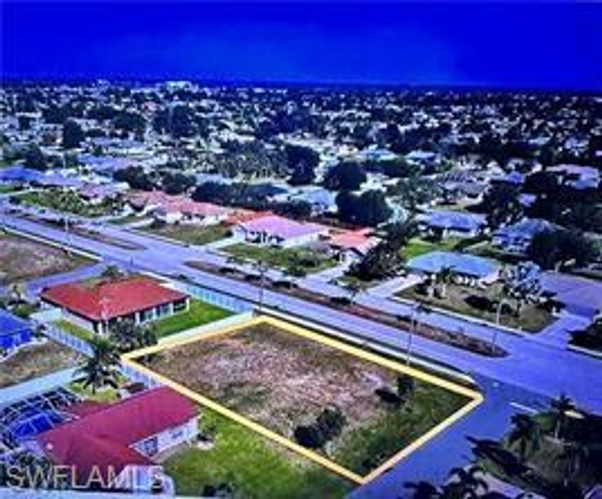 Excellent investment opportunity in the growing City of Cape Coral. This lot is Located in a rapidly developing area ideal for building your dream home or holding as a future investment. Surrounded by new construction with convenient access to main roads, shopping, and local amenities.