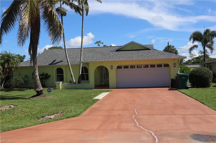 A spacious 3 bedroom, 2 bathroom, 2 car garage home in the desirable non HOA community, Willoughby Acres. Brand new warrantied roof as of June 2022, new 2020 A/C unit, 2021 washer/dryer. This home also comes with a refreshing salt water pool with all day sun exposure and large lanai for all of your entertainments. Backyard includes lively mango, lime and avocado tree. Come see this beautiful home for yourself!!!