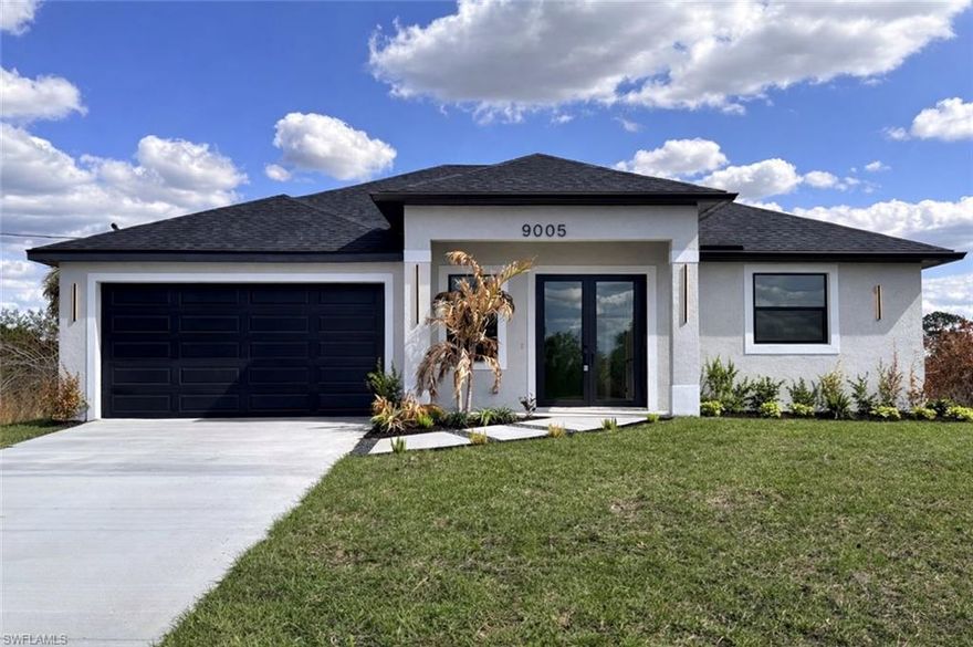 Welcome to 9005 Penny Cir. This beautiful new construction home located in a quiet, peaceful neighborhood offers 3 bedrooms, 2.5 bathrooms, and a 2 car garage. Inside, you’ll find an oversized kitchen that truly stands out, featuring a stacked oven and microwave, quartz countertops, and custom tile backsplash. The kitchen also boasts a generously sized island with wood-grain finishes, creating both style and functionality. This one of a kind kitchen is the heart of the home. Making your way through the primary suite you'll find tray ceilings and glass sliding doors that make easy access to your rear patio. The primary suite also offers his & hers closets as well as dual vanity sinks and custom shower. Inside features also include porcelain tile throughout, upgraded 8-foot doors and your own dedicated office room. Ideal for working from home, studying, or creating a flexible bonus space to fit your needs. Step outside to enjoy the covered rear patio, complete with a built-in grill, sink, and refrigerator. Perfect for outdoor cooking and entertaining. As an added bonus, the backyard backs up to a greenbelt, As an added bonus, the backyard backs up to a greenbelt, offering extra privacy and the advantage of no rear neighbors. This home has so much to offer and won’t last long. Schedule your private showing today.
