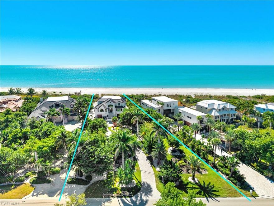 This fully reimagined beachfront estate on Sanibel’s prestigious West Gulf Drive delivers an exceptional blend of modern luxury, timeless design, and breathtaking Gulf views. Thoughtfully enhanced from top to bottom, the home features updated systems, concrete pilings, and construction aligned with today’s highest standards, offering both beauty and enduring peace of mind. Elevated on one of the area’s rare high ridges, the property captures unobstructed panoramas and enhanced privacy that truly set it apart. Inside, the moment you enter, sweeping water views and a relaxed coastal ambiance define the experience. The expansive great room, with soaring ceilings flows seamlessly into the kitchen, dining, and media areas, creating a perfect setting for both everyday living and memorable gatherings. The chef’s kitchen combines timeless style with premium appliances, a generous center island, and a sunlit breakfast nook overlooking the Gulf. Two top-level VIP suites each enjoy private screened beachfront lanais, while two additional en-suite guest rooms provide exceptional comfort and privacy. Outdoors, the home becomes a true coastal retreat featuring a beautifully landscaped setting, a custom putting green, a striking pool area, and three levels of Gulf-facing lanais ideal for sunrise serenity and sunset views. A rare combination of elevated construction, refined design, and an unmatched beachfront position, this property embodies the pinnacle of Southwest Florida living.