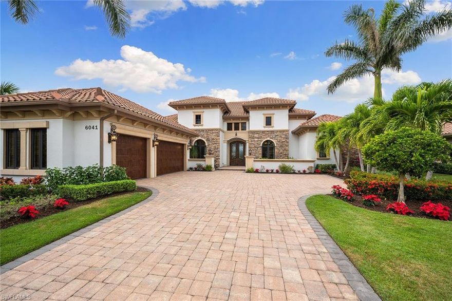 SOCIAL MEMBERSHIP INCLUDED! This spectacular estate home has beautiful golf course views. Featuring over 3,500 square feet of living space under air and a total of over 5,800 square feet, this custom home plan features 4 en-suite bedrooms, an office and a 3-car oversized garage. The gourmet kitchen features custom wood cabinetry, granite countertops and a butler’s pantry with plenty of storage. Upgrades include volume coffered ceilings, custom window treatments, travertine tile in the oversized screened pool and spa area and an irrigation system for the yard. Lush landscaping and an outdoor kitchen with a dining area complete your outdoor living experience so you can entertain your guests in style. Quail West is a gated community that offers two championship Arthur Hill golf courses and world-class amenities with an active and recently renovated 70,000-square-foot clubhouse, spa, tennis and workout facility.