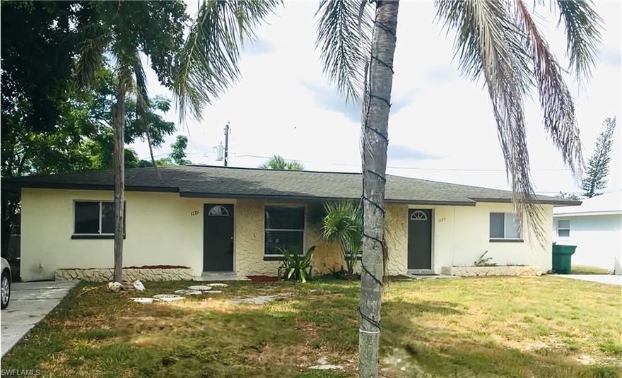 A complete interior renovation, has transformed this 770-square-foot, 2-bedroom, 1-bathroom duplex into a gem. The bathroom features a shower/tub combination. The flooring is new, light-colored vinyl hardwood. All windows are modern, some brand new. A washer and dryer are in-unit. The yard offers ample space and is kept lush and green by a well-watered irrigation system (not city water) and two parking spaces. Enjoy convenient access to Seagate Beach, Waterside Shopping, and a variety of excellent restaurants and shops in the surrounding area. This property is connected to Seagate Elementary School and other excellent schools in the Naples Unified School District.