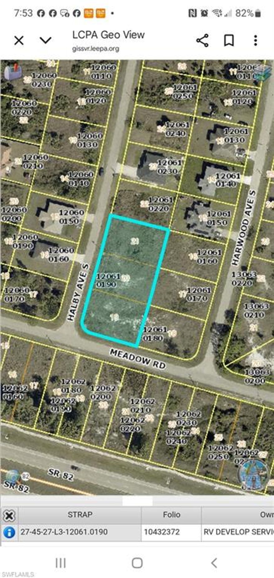 Vacant land, residential cleared lot, can be convened with the other 5 more lots on this corner of Halby Ave and Harwood Ave for a total of 1.45 acres for better price. SEE MLS 2025019167/ 2025019168/ 2025019173.