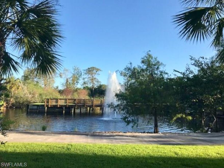 This tasteful coach home is located in bundled golf community, Vasari, which is rich in amenities and situated between the beaches of Bonita Springs and North Naples.  This unit is steps from the Community Pool nestled in lush landscaping with a view of a beautiful water feature and glimpse of a tee box.   Versatile, Open Floor Plan is great for entertaining with spacious lanai.  All personal property in unit does convey.  Visit the Award Winning Vasari Club House.  You will not be disappointed!