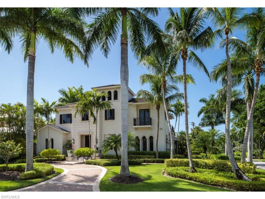 Coveted location situated along prestigious Gulf Shore Boulevard with only one home separating it from the sugar white sands of the Naples Beach! The meticulously maintained home has been extensively updated featuring beautiful wide plank wood flooring, a re-imagined kitchen, a renovated his/her master bathroom, a tastefully modernized and updated outdoor living and pool area, plus much more. The well-configured home features a first-floor master suite in addition to three generous guest suites, a large office, and theater/entertainment room. The home was designed to accommodate formal dinners or casual gatherings with equal ease. Both the formal living room and the spacious kitchen and family room areas open to the covered outdoor living spaces and pool deck beyond. It is a home which can be enjoyed as a destination in and of itself, yet is an address which places it near all that is truly wonderful about Naples.