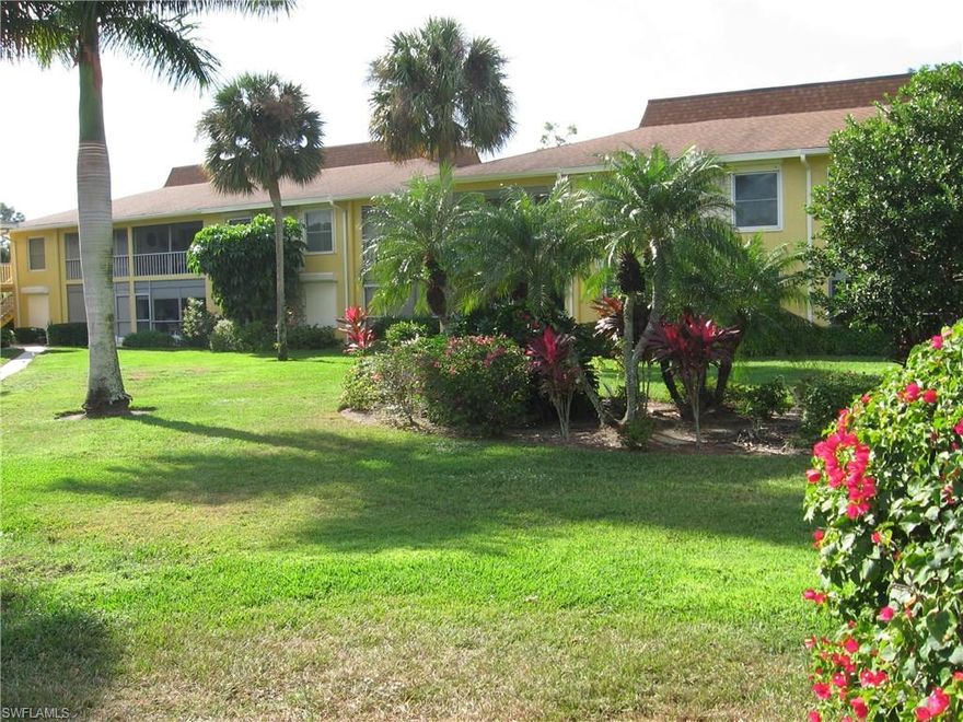 Just a short drive to downtown 5th Ave & beaches! Sparkling clean, partially furnished 2 BR, 2 BA 1st floor gem. Features include newer A/C, corian counter-tops with upgraded faucets in kitchen & baths & wood shelving in all closets. Ready to move in-freshly painted throughout & carpets cleaned. This unit comes with a carport, xtra storage & hurricane shutters. The pool & chickee are steps away with lots of activities to enjoy in this 55 + over community.