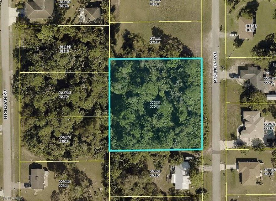 Double lot in Lehigh Acres! It can be split into two parcels. This lot is located near golf courses, shopping, parks, restaurants and schools! A short drive will get you to the Caloosahatchee river and beaches. A very affordable place to live in southwest Florida!!