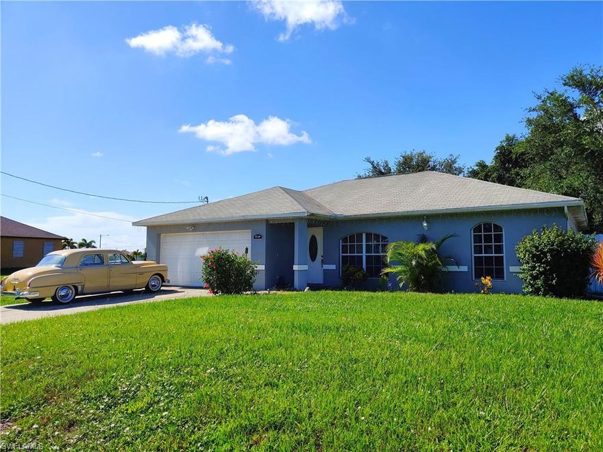 This is a great home for a young growing family! Located across the street from a NW Cape Soft Ball Park and near Oasis Elementary North, Mariner Middle School and Mariner High School. All tile throughout the home, an open layout with Den and split bedrooms. Newer appliances, granite kitchen counters, recently painted inside and out, a 6 foot white privacy fence with plenty of room for a pool. Move in ready, just bring your Pajama's and tooth brush! Please read the additional remarks for showing instructions. We are in a multiple offer scenario, please bring your highest and best.