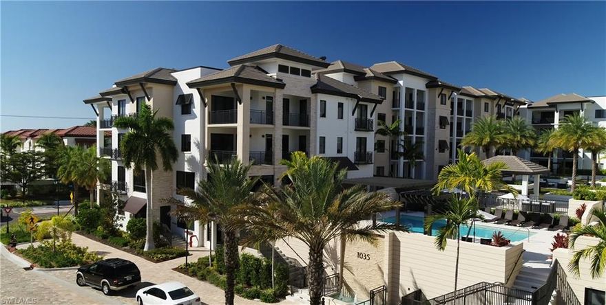 "BUILDER'S CLOSE OUT INCENTIVES." NEW CONSTRUCTION. Phase III consists of 77 luxury FINISHED condominiums; 8 unique floor plans. This east exposure Penthouse ASTORIA, finished in Coastal Tile, is an open floor plan with 1,460 square feet of living space with 24 x 24 inch carrara tile in the Foyer, Kitchen, Great Room and Laundry Room. Tiled balcony over 260 sq. ft. Only Astoria residence available for this model! Building Amenities include Heated Pool and Spa, Social Room, Tiki Hut, Firepit Table, and Fitness Center. At Naples Square, you are intimately close to what you love most. Fun on 5th Avenue South is right next door. The boat slips and bistros at Bayfront are just across the street. 3rd Street South is practically around the corner. Your furry, four-legged family members will love it here since Naples Square welcomes beloved pets. Choose from a variety of floor plans with exquisite finishes like Bosch appliances and Gas Cooking! Note: Artist renderings are of a similar floor plan. Not actual unit.