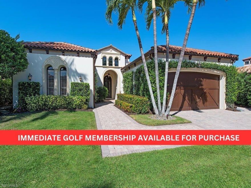 H9616-IMMEDIATE GOLF MEMBERSHIP AVAILABLE FOR PURCHASE. One can revel in unmatched contemporary luxury & design in this recently remodeled, like-new 4 bedroom + 5 full (his/her primary) bath residence located in the prestigious Estuary at Grey Oaks. The commanding foyer encompasses uniquely coffered ceilings & gives way to the sprawling main living space that features large tile flooring and windows, trey ceilings, & a stunning built-in. The immaculate eat-in kitchen has been opened to the main living area, as well as transom windows and canned lighting installed to bring in additional light, updated sleek custom cabinetry, new top-tier gas appliances, and an oversized island.  Additional features include his / her dressing room and bathrooms, updated countertops throughout, 2 insta-hot water heaters, 24KW generator, new HVACs, 2-car + golf cart garage, and so much more. The exterior living spaces leave nothing to be desired and include a loggia outfitted with a full outdoor kitchen hosting a new gas grill and refrigerator, new gas fireplace, ample area for entertaining, as well as a spacious paver deck surrounding the residence's private pool / spa and newly installed screen cage.