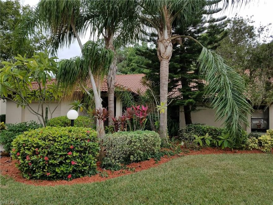 Rarely available Villa in Pinebrook Woods - Tall Pines subdivision! This great 2 bedroom, 2 bath with 1 car attached garage villa comes ready for you with updated kitchen and new interior paint! High ceilings in the great room and kitchen! This condo also offers a screened lanai overlooking a landscaped area! This property offers one of the largest back years available in the development too! Tons of privacy in this adorable neighborhood, yet very friendly and welcoming! Community pool for residents allows for relaxing afternoons! Tall Pines is tucked into Pinebrook Woods neighborhood located right behind Bell Tower Shoppes, offering wonderful shopping, dining and movies - all within walking distance! Plus, only 15 minutes to the airports and beaches!