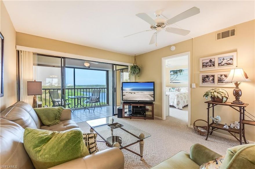 Fully furnished, desirable top-floor unit with beautiful views across Estero Bay, located in a quiet residential area, just a short 5-minute stroll to the widest part of beautiful Fort Myers Beach and its sugar-like sands. The Bay Village community offers amenities such as a heated pool, sauna, tennis/pickle ball court, shuffleboard, elevators, covered private parking, visitor parking, private storage room, barbeques, and docks that you can fish or launch your kayak from. Close to shops and restaurants in Santina Plaza and Publix, or bike or take the trolley to Times Square and the downtown area. Rentals allowed. New roofs on all buildings. New A/C. All special assessments have been paid. Quick closing available so you can move in and enjoy the upcoming season and everything Fort Myers Beach and sunny Southwest Florida has to enjoy.