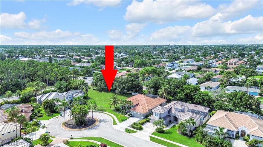 Location! Location! This beautiful cleared vacant lot is situated west of 41 located in a quiet, gated, single-street cul-de-sac. This community of just 17 homes has low HOA fees of only $2000 per year. You're less than one mile from the beach, parks, and Mercato at the Strand, a hub for dining and shopping.