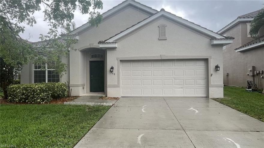 Attention! Attention! This beautiful home is located in Promenade West Forum in Fort Myers, FL. This home is a 3 bedroom plus a den and 2 bedroom. It is located near I75 and Colonial Blvd. It is near shopping centers, highways, entertainment, restaurants, and universities. The backyard has a pond view with a screened in lanai. Schedule a showing today!