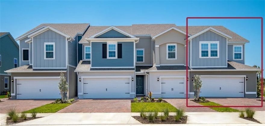 As an end unit, the Reagan offers a side entry door and a 2-car garage. Upon entering, you are greeted by an expansive first floor family room, dining area, and kitchen with a beautiful island. Head upstairs to the second floor which opens to a flexible loft or optional bedroom. The owner’s suite boasts a true retreat complemented by a large walk-in closet and luxurious bathroom with a dual sink vanity. Two additional spacious bedrooms and full bathroom complete the second floor of this townhome. Photos may differ from actual Model listed