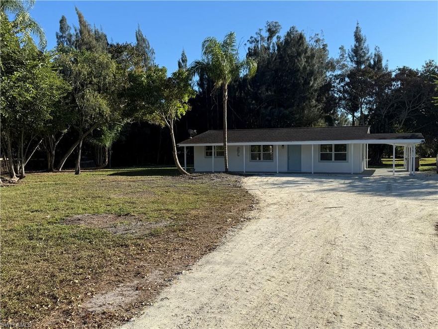 Updated ! Move-In Ready! AG-2 Zoned !  ½ Acre in Alva!
Welcome home to this freshly updated 3-bedroom, 2-bath property offering space, comfort, and flexibility. The interior features new kitchen appliances, a new A/C system, a new washer & dryer, and fresh paint throughout, giving the home a bright and move-in-ready feel.

The flowing layout includes open living and dining areas and a split-bedroom design for added privacy. Set on a generous ½-acre homesite, this property is zoned AG-2 (per public records) and offers room for outdoor living, gardening, parking, and more!  with no HOA and no deed restrictions.

Conveniently located near schools, shopping, dining, and the Caloosahatchee River, this Alva home blends comfort with country-style space. 
Just unpack and enjoy the peaceful Alva lifestyle!
Professional Interior photos coming soon!