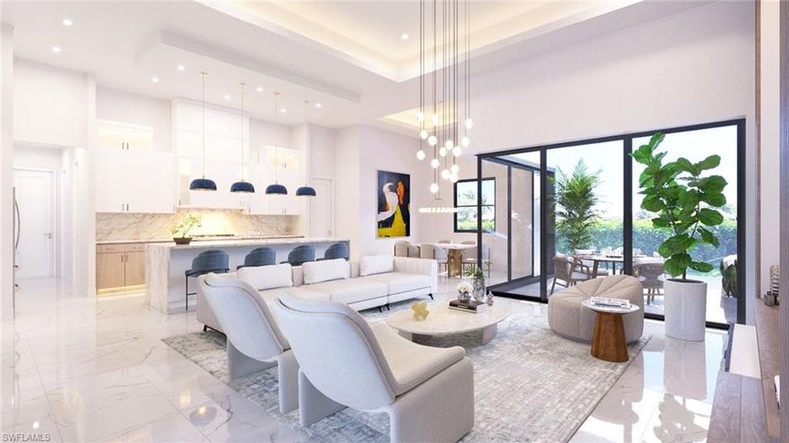 This luxury model home provides over 2,600 SQFT of living space and 3,600 sq.ft. under roof in a cul-de-sac neighborhood! It includes 4 large bedrooms w/ walk-in closets, an office, 3 full bathrooms, 3-car garage!! 
The home is filled with beautiful features and upgrades that make it one-of-a-kind!  HURRICANE IMPACT WINDOWS & DOORS!  The open floor plan features 7 trey ceilings up to 14.5' high, creating that one-of-a-kind ambiance. The gourmet kitchen boasts a 12-ft island & the dining room/living room flow seamlessly together, making it an incredible space for hosting your guests!! The large 90-degree, 10 ft. sliding glass pocket doors join the living room/dining room & lanai for breathtaking pool views. The master suite is picture-perfect with its private deluxe master bathroom with a soaking tub & a HUGE oversized closet!! The in-law suite has a private bath & linen for its guests. The large office features double French doors.  And remember that the 3-car garage provides ample space & storage up to 10' ceilings.  An infinity POOL and SPA to enjoy the day in the sun!  This home is thoughtfully conceived floor plan with plenty of architectural appeal, perfect for comfort & convenience. It is a home where dreams are formed!  

Bahnam Builders has floor plans available, or you can custom design your FOREVER HOME & build on your lot or ours!   Inventory available!