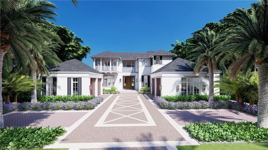 VIV Homes in collaboration with Stofft Cooney Architects has created this new and very special waterfront Port Royal residence. This West Indies inspired home is situated on Old Harbour channel with western rear exposure on Fort Charles Drive, an easy walk to the Port Royal club, fitness/tennis center, and beach.  Peerlessly constructed, this 5 + den residence offers just over 6,500 square feet of air conditioned space, an open floor plan, 4 car garage, and a resort like outdoor living area along the water’s edge. Some of the qualities include full concrete construction, bespoke cabinetry throughout, Sub Zero/Wolf/Miele appliances, Cristallo prime quartzite counter tops, low voltage lighting system, service kitchen, Sonos sound, Poliform Italian made closet systems, and comprehensive security components including water leak detection. The outdoor space exudes a vacation like feeling and is complete with saltwater pool/spa, new concrete floating dock, kitchen, fire place, automated roll down screens/shutters, and a fire pit area with built in seating.  Home expected to complete approximately February 2021.