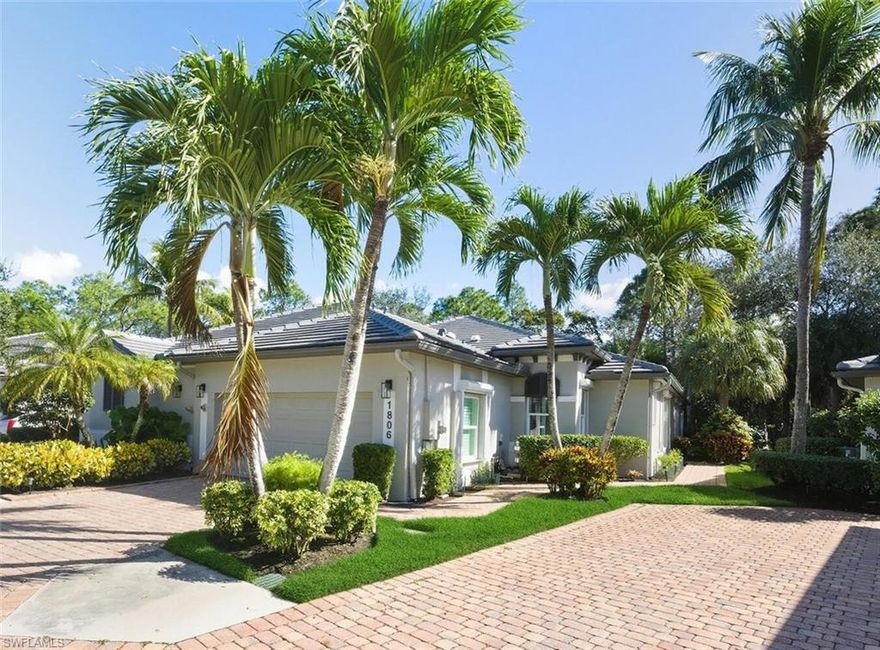 Luxuriously appointed and meticulously upgraded, this one-of-a-kind, move-in-ready exceptional villa home lives like a single family with condo benefits, offers 3 bedrooms, 2 full bathrooms, and a 2-car garage, all designed for comfort, style, and peace of mind. From the moment you enter, you’ll appreciate the extensive renovations and thoughtful details throughout.
The spacious, remodeled kitchen is a chef’s dream, featuring stunning quartz countertops, a center island, abundant cabinetry, a double-door pantry, gas range, new stainless steel appliances, and garbage disposal—perfect for both everyday living and entertaining. A dedicated laundry room includes a new washer and dryer, storage cabinets, and a utility sink for added convenience.
The expansive primary suite is a true retreat, offering sliding glass doors to the lanai, dual walk-in closets with custom built-ins, and a beautifully remodeled ensuite bath. The spa-like primary bathroom boasts a large tiled shower with bench and glass enclosure, enclosed water closet, dual vanities, and new lighting. The guest bedroom is an ensuite as well, with a remodeled bathroom featuring a tiled shower and glass door.
Throughout the home, you’ll find upscale wood-look vinyl flooring, ceramic tile in Lanai, new interior and exterior paint, new lighting and ceiling fans, new commodes. Rarely seen upgrades include an extended patio, lush manicured garden with a tranquil Zen water feature, and serene tropical preserve views, creating a peaceful outdoor oasis.
For complete peace of mind, the home is equipped with a new roof, new AC, impact-resistant windows, electric shutters on all windows, and a generator.
Located in Tarpon Bay, a gated community in one of Naples’ most desirable areas, residents enjoy lush landscaping, a tranquil setting, and proximity to world-class dining, boutique shopping, and pristine beaches. Tarpon Bay offers resort-style amenities including an infinity-edge pool and spa, state-of-the-art fitness center with yoga studio, his-and-hers locker rooms, tennis and pickleball courts, basketball court, and a sophisticated clubhouse with great room, billiards, card room, banquet-style kitchen, poolside gas grills, and cabana. A vibrant social calendar adds to the lifestyle appeal.
This one-of-a-kind, move-in-ready home offers features and upgrades rarely found and is the perfect opportunity to embrace the Florida lifestyle. Schedule your private showing today, this exceptional property will not last.